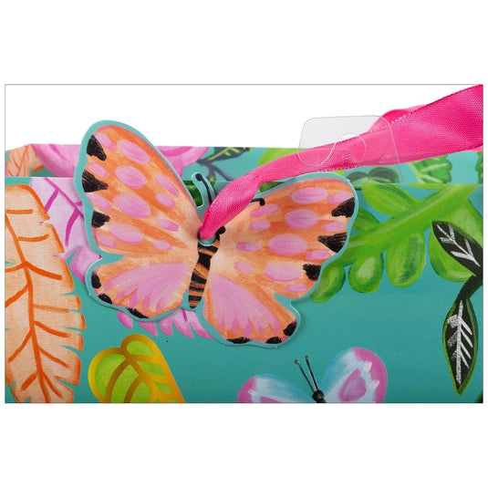 Paper T., Lge Gift Bag, Bday Garden, Matte 157GSM, Tag +j-hook