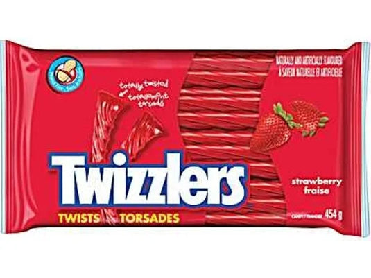 Twizzlers Twists - Strawberry 454g