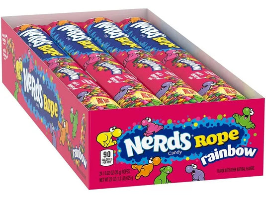 Wonka Nerds Rope - Rainbow 26g