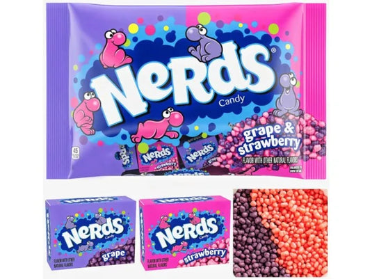 Wonka Nerds - Grape & Strawberry 91g