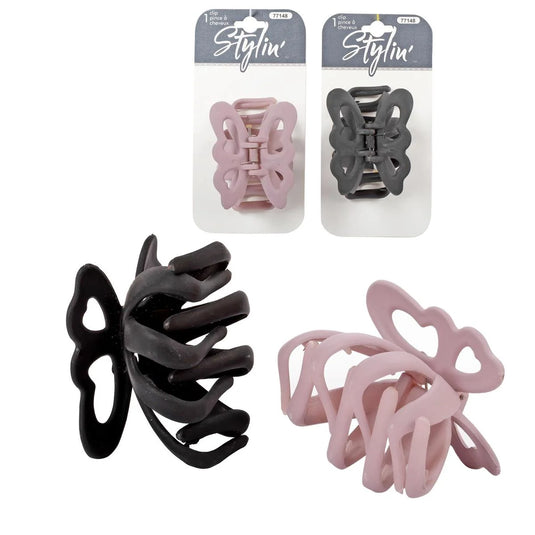 Stylin Matte butterfly ClawClip header card