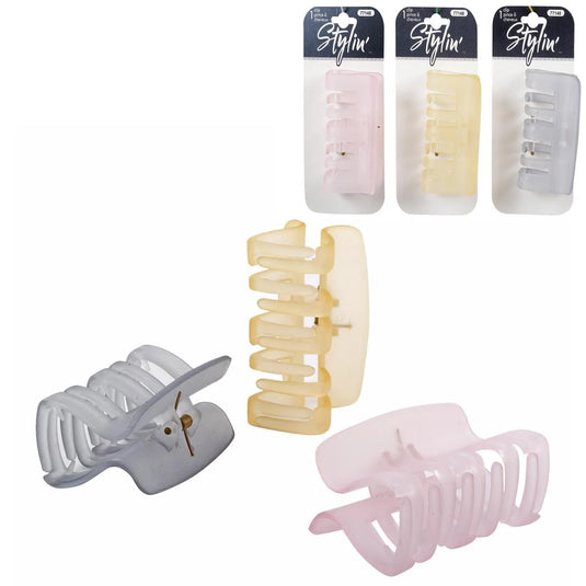 Stylin Frosted Claw Clips header card