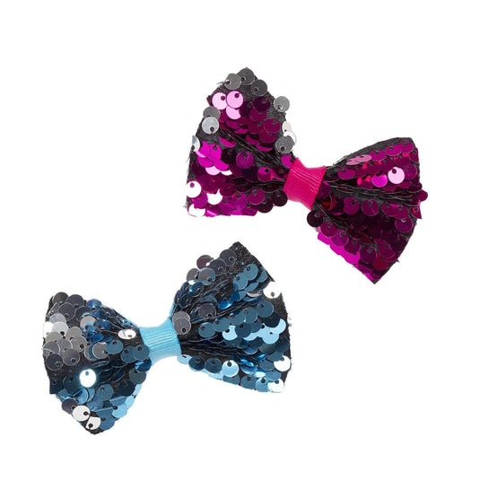 Stylin G, 2-PC Sequin Hair Clip, h/c