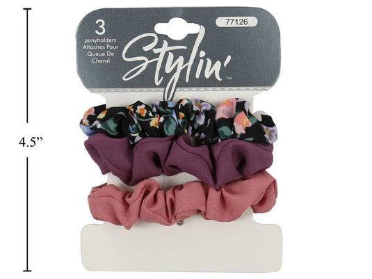 Stylin, 3pcs Scrunchie, h/c