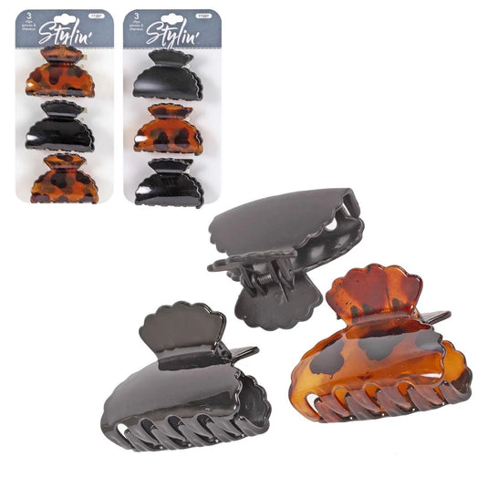 Stylin, 3p small Claw clip, header card