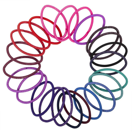 Stylin G, 24p clasp free Ponyholder Mylar&solid, Assorted, hc