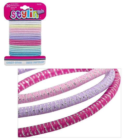 Stylin G, 20p Ponyholder w/ Mylar pastel, hc