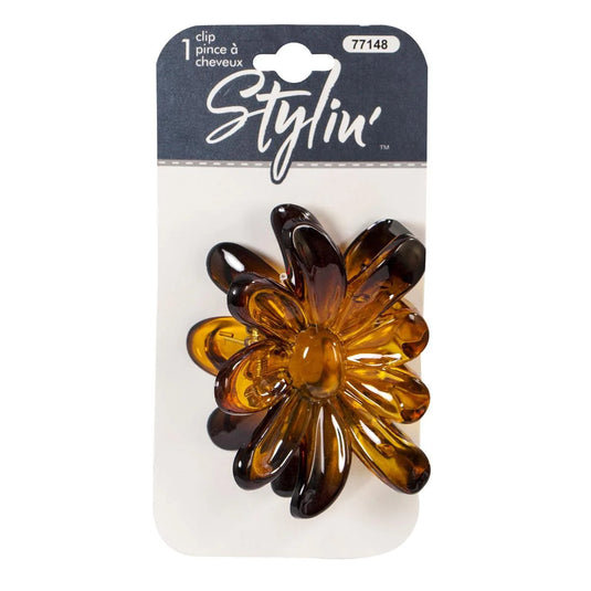 Stylin, Tort Flower Claw Clip, h/c