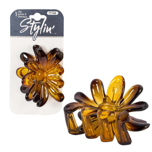 Stylin, Tort Flower Claw Clip, h/c