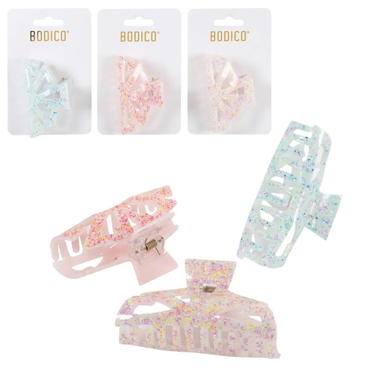 Bodico, Acrylic Claw Clip geo fan shape, hc