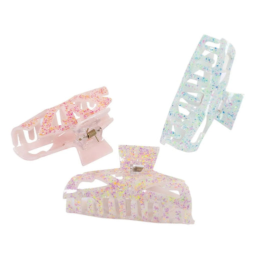 Bodico, Acrylic Claw Clip geo fan shape, hc