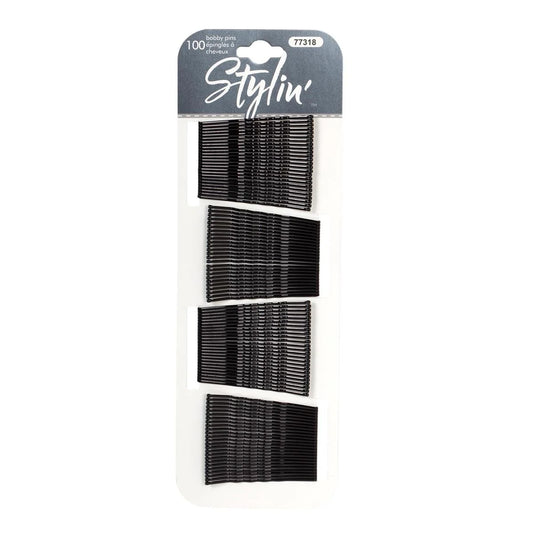 Stylin, 100p Black Bobby Pins header card