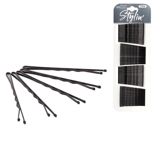 Stylin, 100p Black Bobby Pins header card