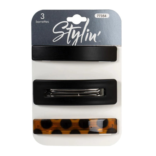 Stylin, 3p Auto Barrette header card