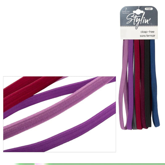 Stylin, 7p Solid Colour Headwrap header card