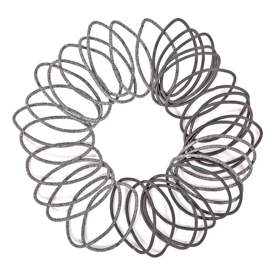 Stylin, 34p Ponyholders soid blk & heathered, header card