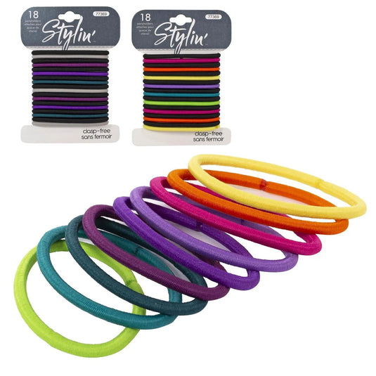 Stylin, 18p Ponyholders, clasp free, hc