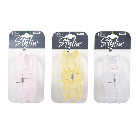 Stylin Transparent Claw Clips header card