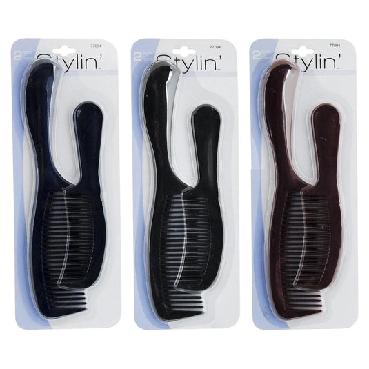 Stylin 2-pc Comb Set, b/c