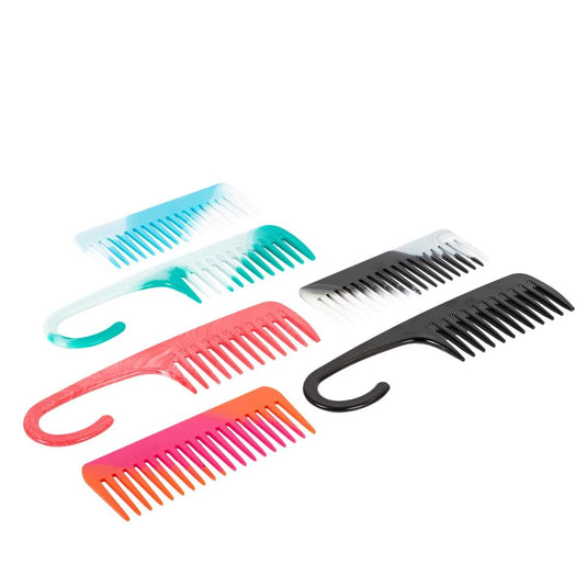 Stylin, 2pc Comb Set 3 asst: black/pink/turq, hc