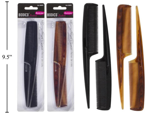 Bodico 2-pc Tail Comb, b/c(HZ)