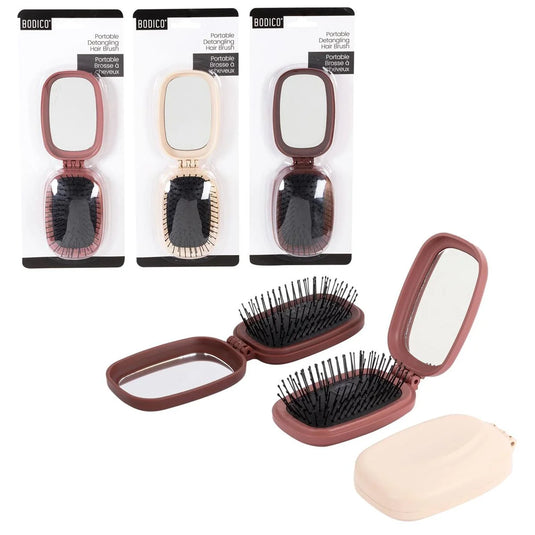Bodico, Flex-Bristle Detangler Hairbrush, Travel