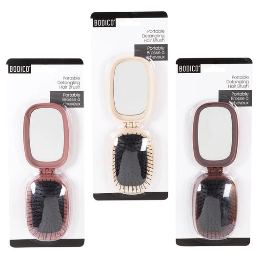 Bodico, Flex-Bristle Detangler Hairbrush, Travel