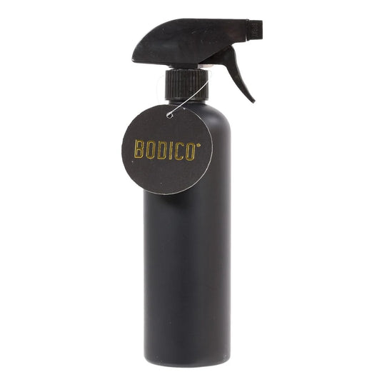 Bodico, 500ml Matte Black Spray Bottle, hang tag
