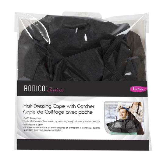 Bodico, Hair Dressing Cape Catcher, pvc bag w insert