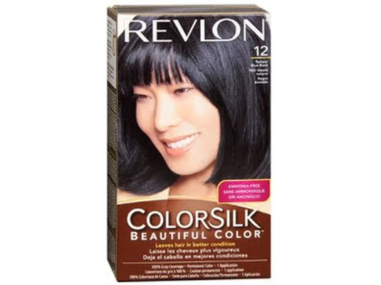 Revlon Colorsilk Beautiful Color 12, Natural Blue Black