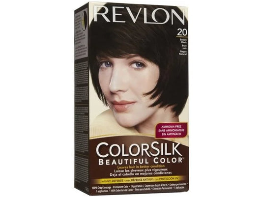 Revlon Colorsilk Beautiful Color 20, Brown Black