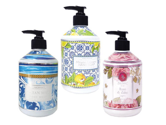 PP Hand Soap, PET Bottle 520Ml/17.5 Fl.Oz, Black Pump