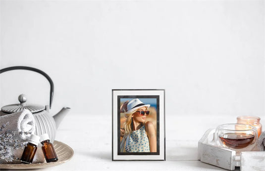 KG Kailey 4X6" Glass Frame W/SILVER (AZ)