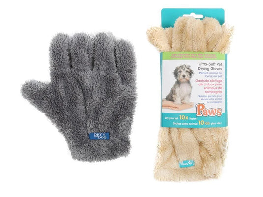 PAWS Pet Drying Gloves, 2/s Wrapcard