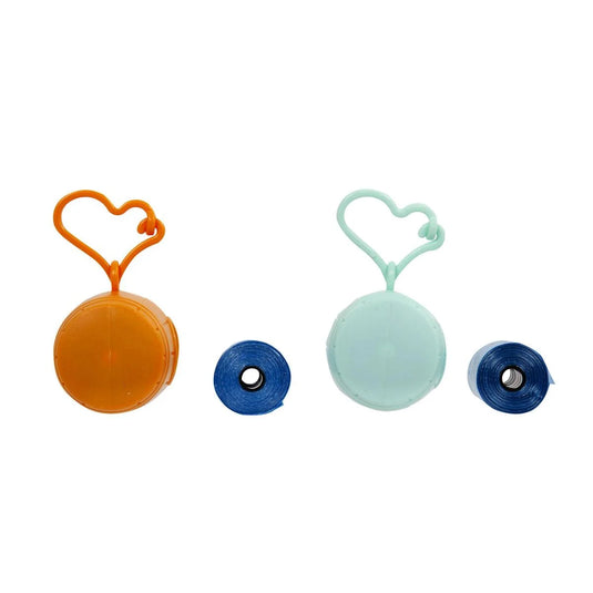 PAWS Dog Poop Bag w/Dispenser 2roll,20pcs/ roll, blister card