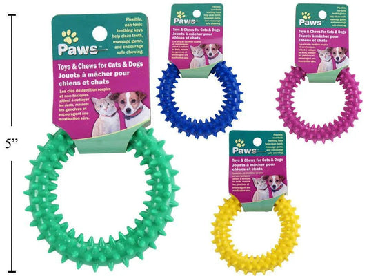 Paws, Pvc Pet Teeth Cleaner, 9cm Dia., header card