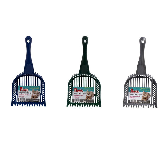 PAWS. 13"x6.25"x1.5" Large Litter Scoop