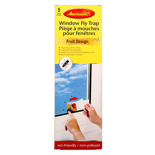 Aeroxon 5pk Window Fly Catchers, colour box