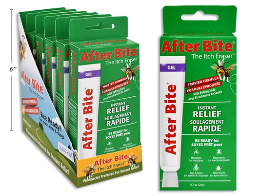 After Bite Itch Eraser Instant Relief Gel, 20g.