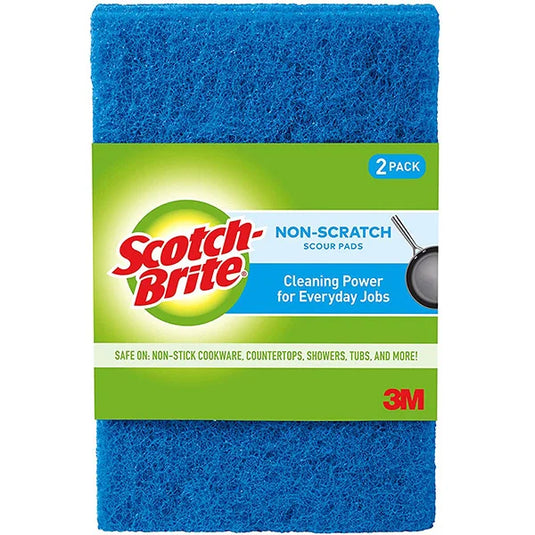 Scotch Brite Non-Scratch Scour Pads 2PK
