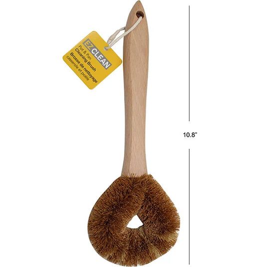 Brush Pot and Pan Wooden Handle