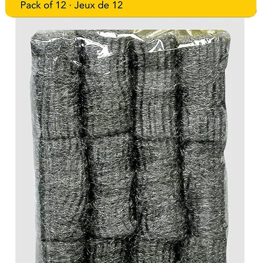 Scrubber Steel Wool 12Pk