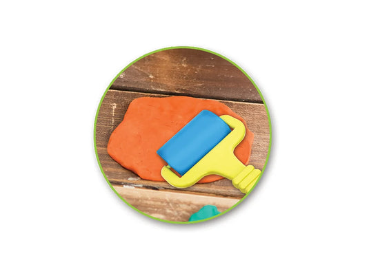 Krafty Kids: Lil' Artist Clay-Dough Tools- Hand Roller x2 Sm+Lrg