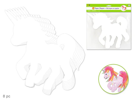 Krafty Kids: Paper Shapes DIY Large I) Unicorn