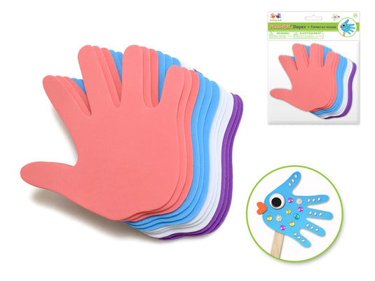 Krafty Kids: 6" Foam Shapes K) Hand