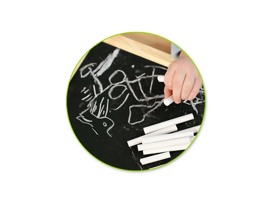 Krafty Kids: Lil' Artist Chalk 12pk Washable B) White
