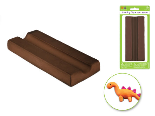 Krafty Kids: Modelling Clay 190g Solid Colors I) Brown