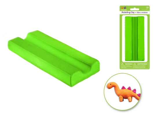 Krafty Kids: Modelling Clay 190g Solid Colors J) Lime Green