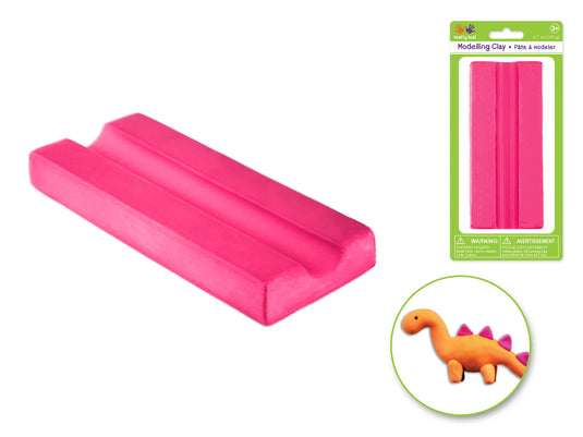 Krafty Kids: Modelling Clay 190g Solid Colors K) Hot Pink
