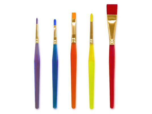 Krafty Kids: Lil' Artist Acrylic Brushes x5 Multi-Color